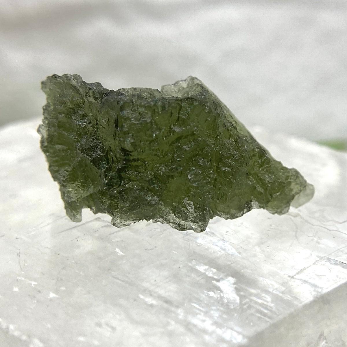 Authentic Moldavite Raw Pieces 3.4 - 4.43g