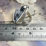 Merlinite Silver Large Ring
