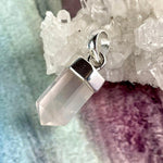 Pink Crystal Point Pendant