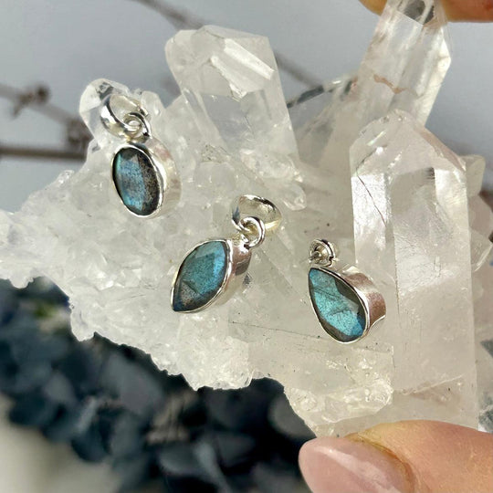 Labradorite Assorted Shape Petite Pendants