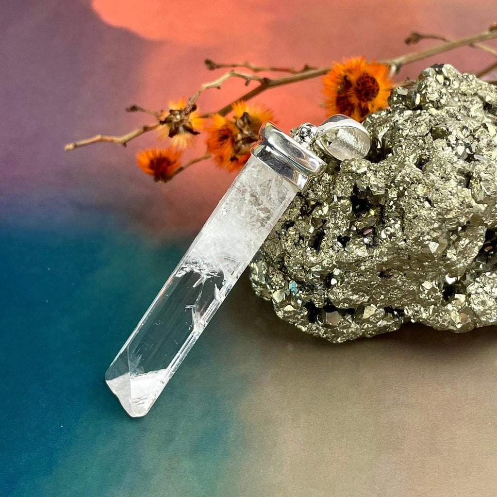 Clear Crystal Bar Pendant