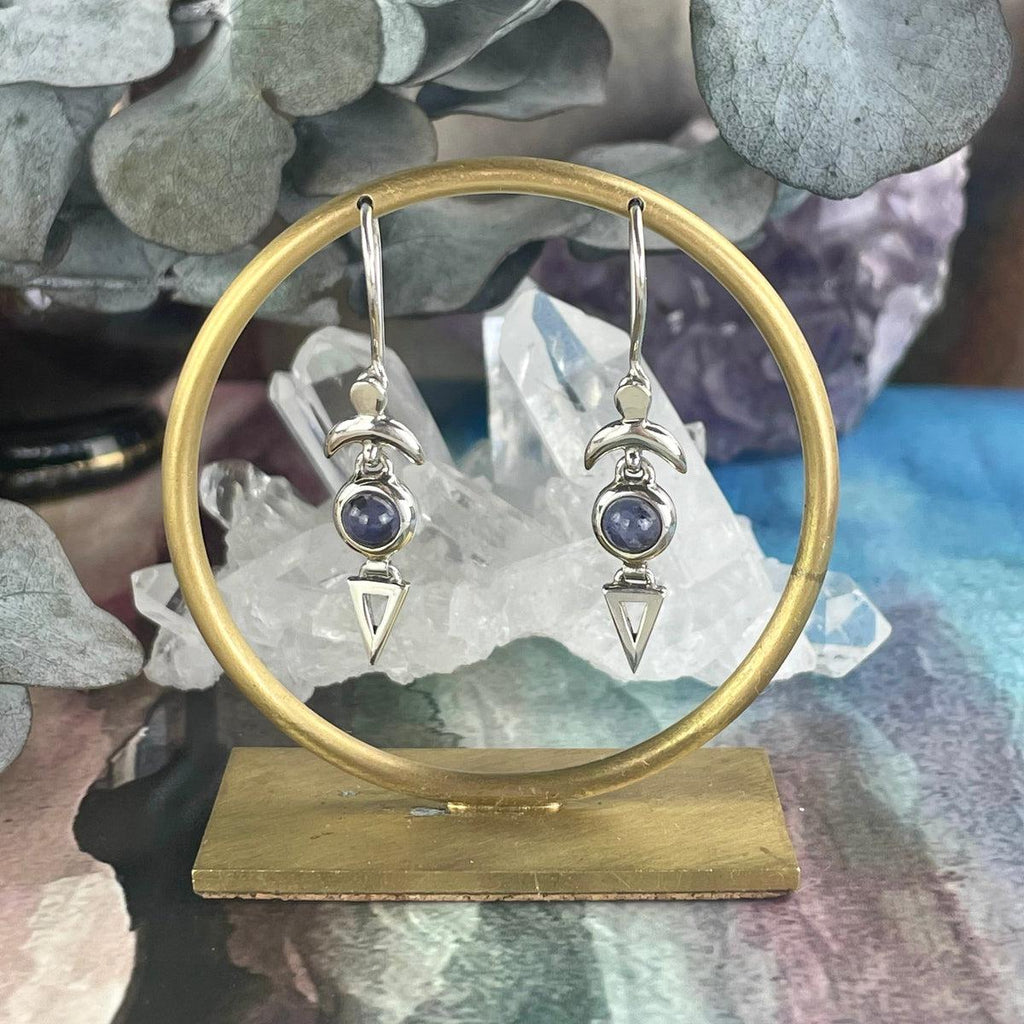 Blue Gemstone Earrings