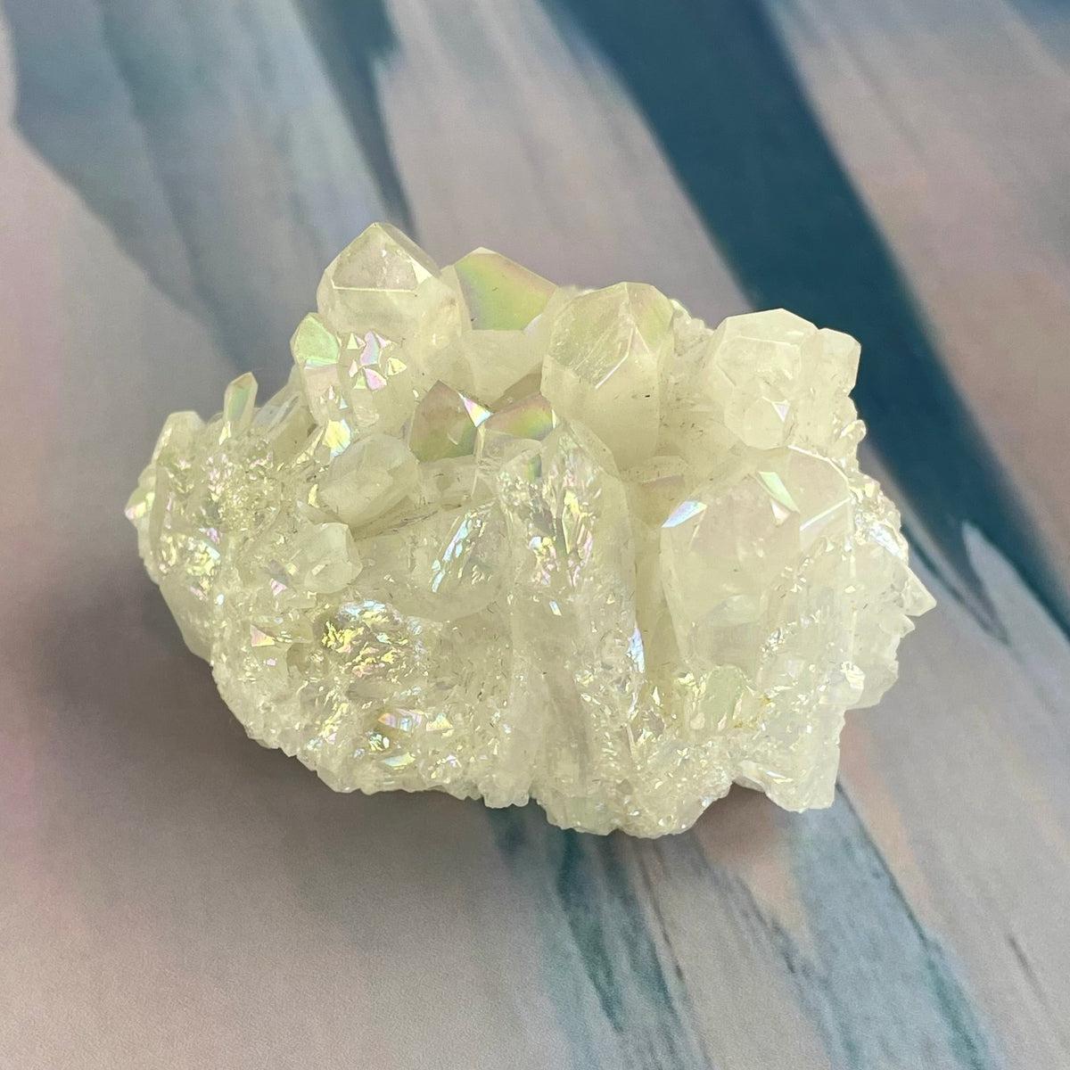 Angel Aura Crystal Point Cluster