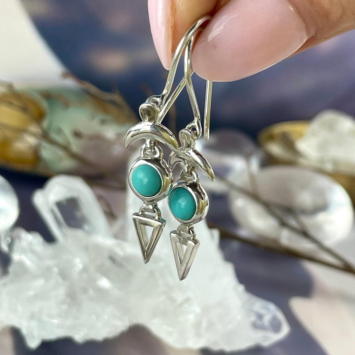 Turquoise Aztec Earrings