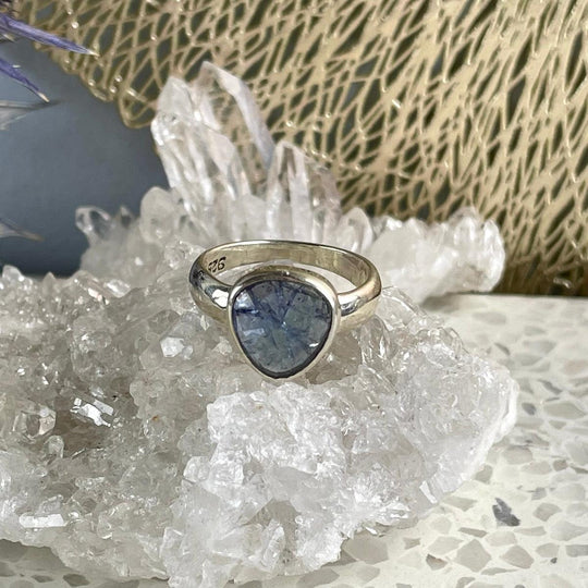 Tanzanite Teardrop Ring
