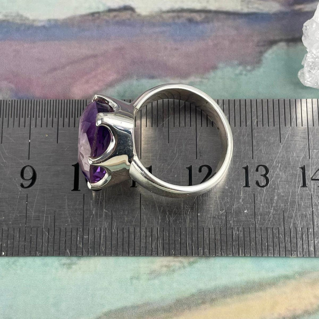 Purple Crystal Ring