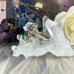 Sterling Silver Contemporary Crystal Ring