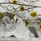 Light Blue Crystal Ring
