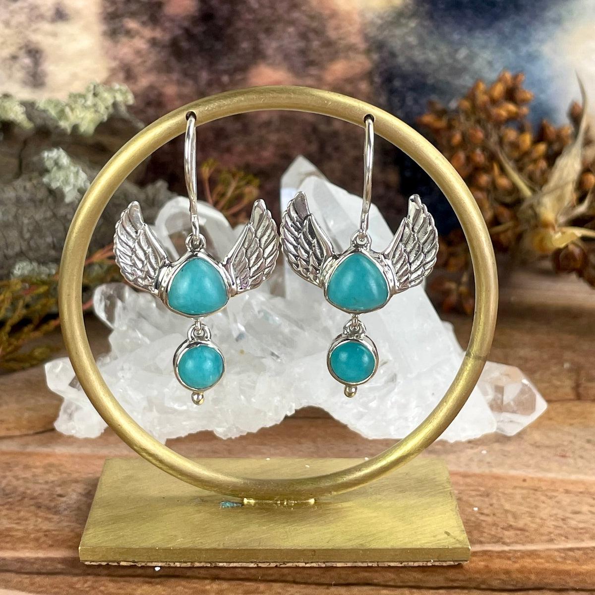 Sterling Silver Wing Earrings