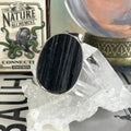 Black Tourmaline Raw Pendant