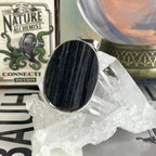 Black Tourmaline Raw Pendant