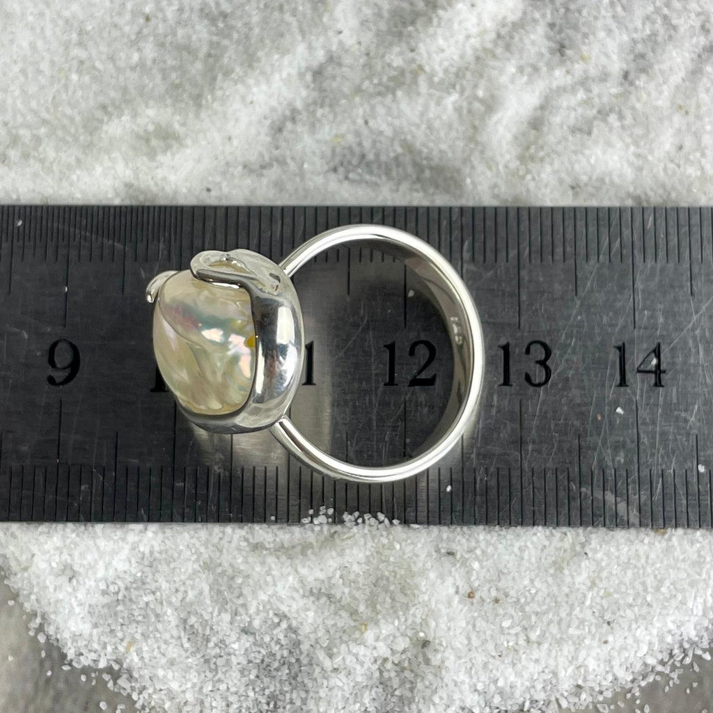 925 Silver Pearl Ring