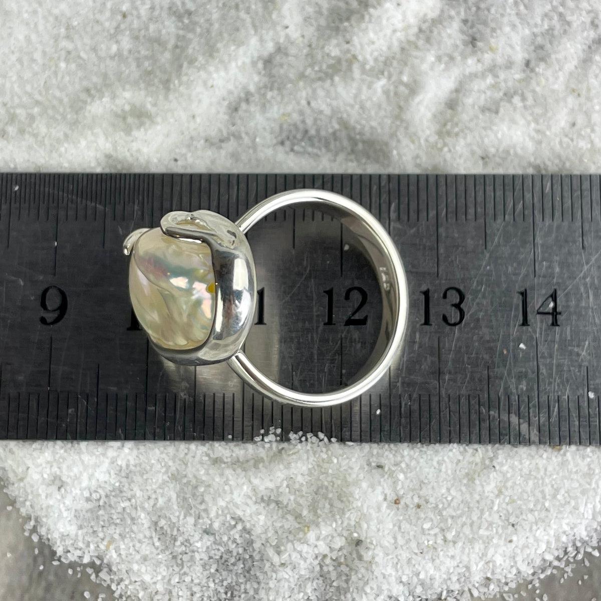 925 Silver Pearl Ring