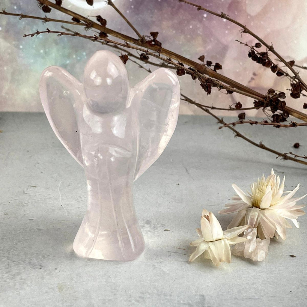 Rose Quartz Crystal Angel