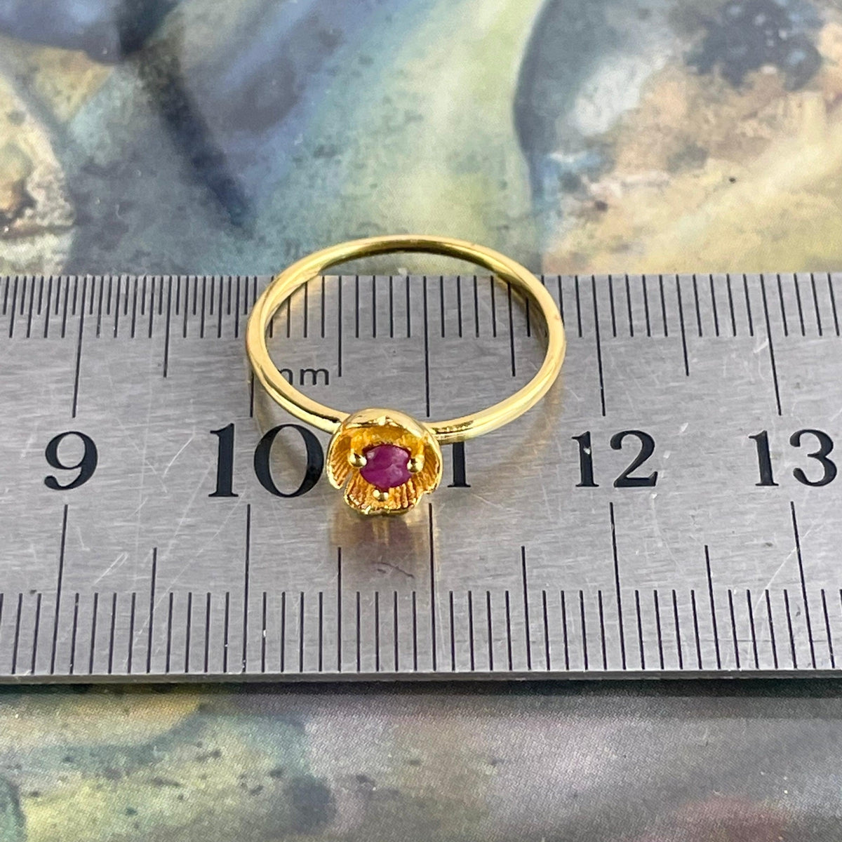 Gemstone Gold Matching Set