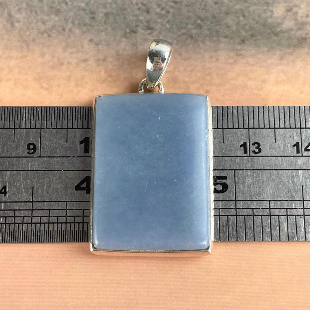 Rectangle Angelite Pendant
