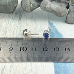 Tanzanite Sterling Silver Studs