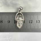 Double Terminated Raw Quartz Pendant