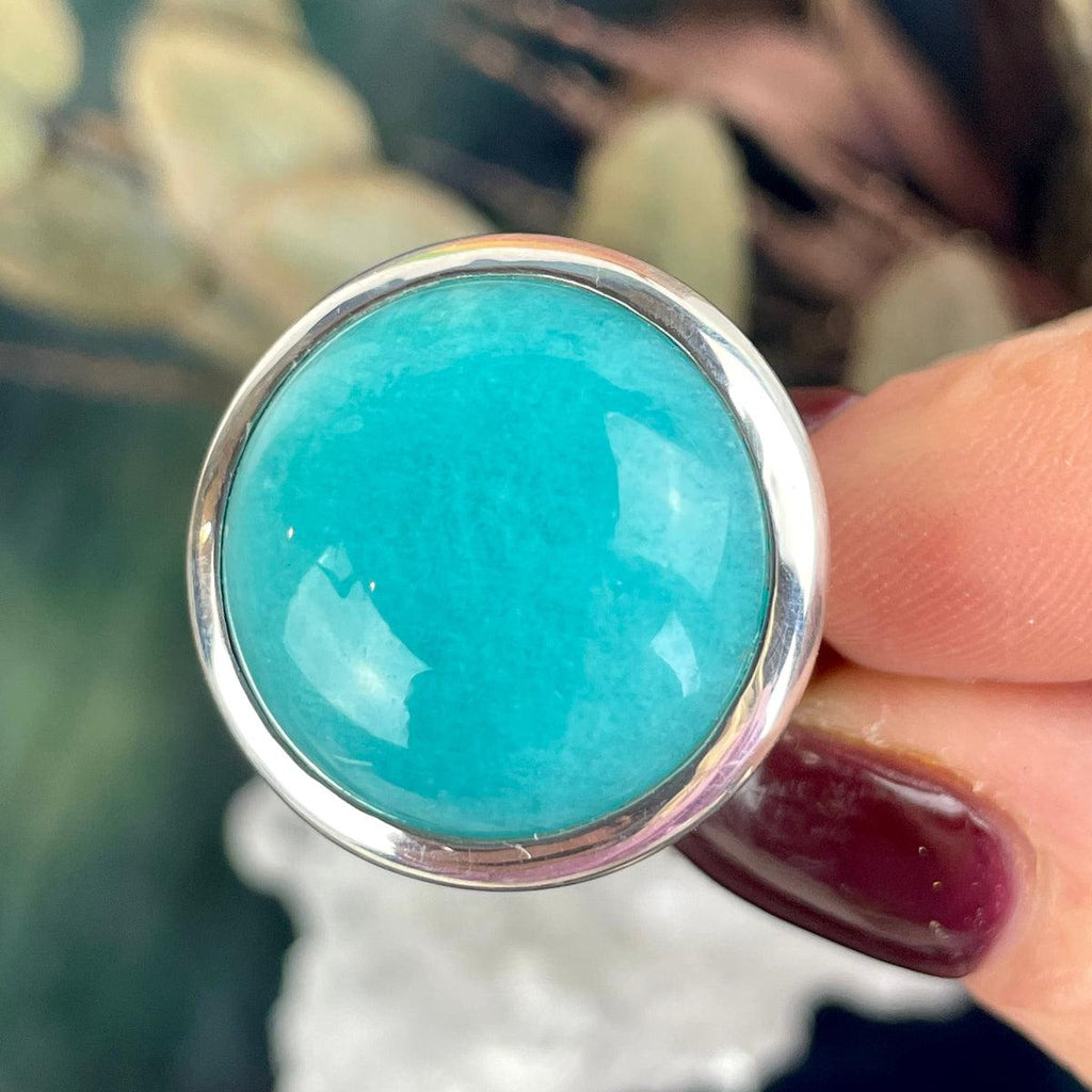Amazonite Sterling Silver Ring