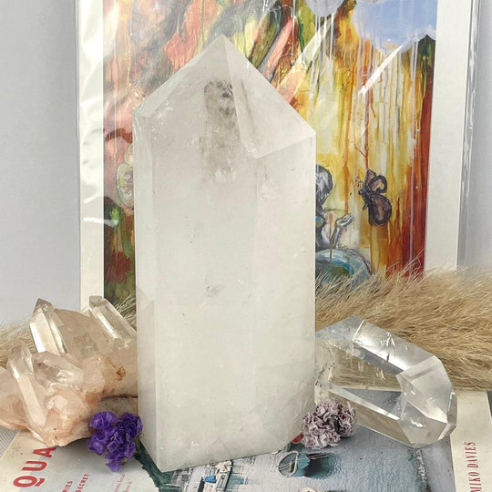 Clear Quartz Extra Large Crystal Point 22cm