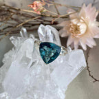 Trillion Shape Crystal Ring