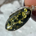Sterling Silver Amber Pendant