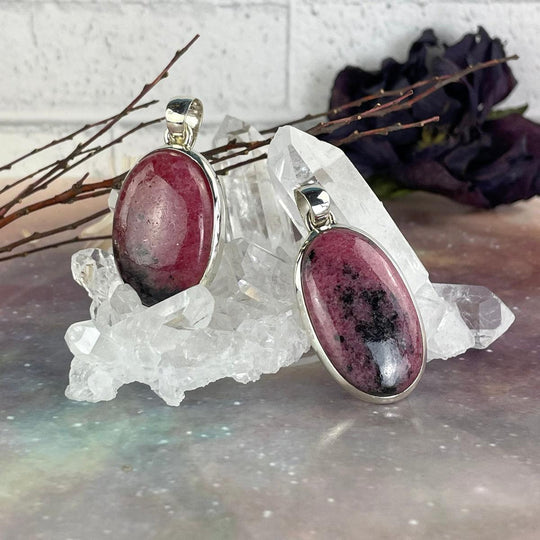 Rhodonite Oval Pendant