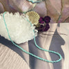 Amazonite Faceted 2-3mm Bead Necklace