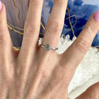Sterling Silver Aquamarine Ring