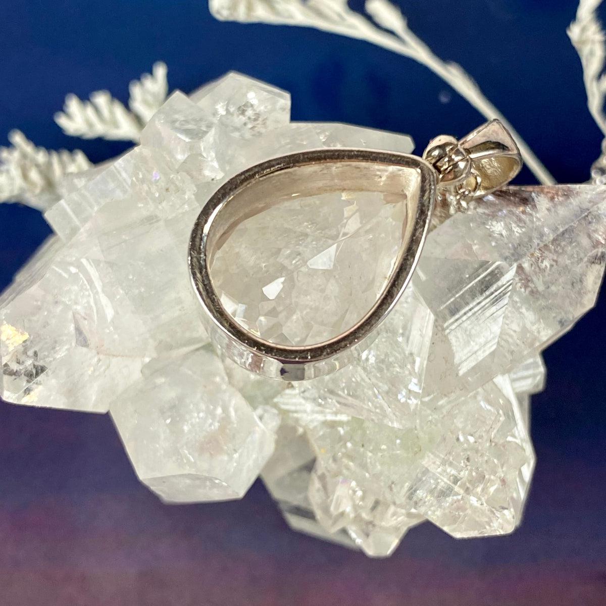 Danburite Teardrop Pendant
