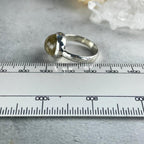 Rutile Quartz Round Ring