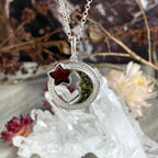 Moon And Star Amber Pendant