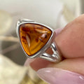 Sterling Silver Triangle Ring