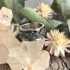 Thick Band Spinner Ring