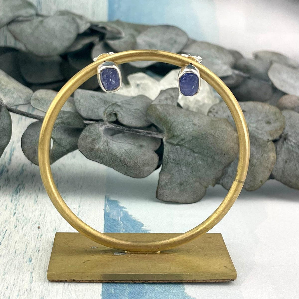 Tanzanite Stud Earrings
