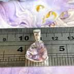 Amethyst Trillion Pendant