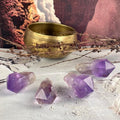 Semi Raw Amethyst Point