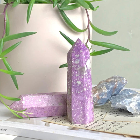 Phosphosiderite Crystal Points 20cm