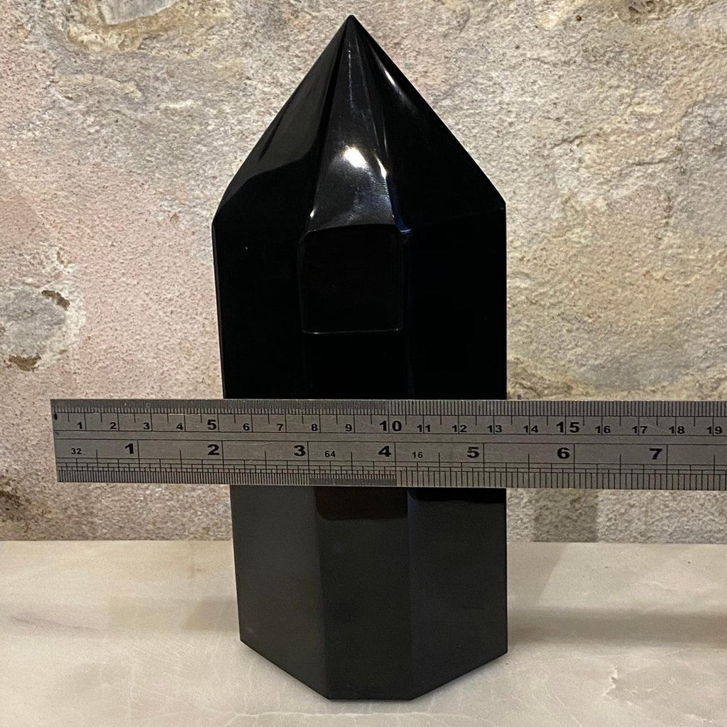 Black Obsidian Large Crystal Points 18-22cm