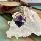 Amethyst Sterling Silver Pendant