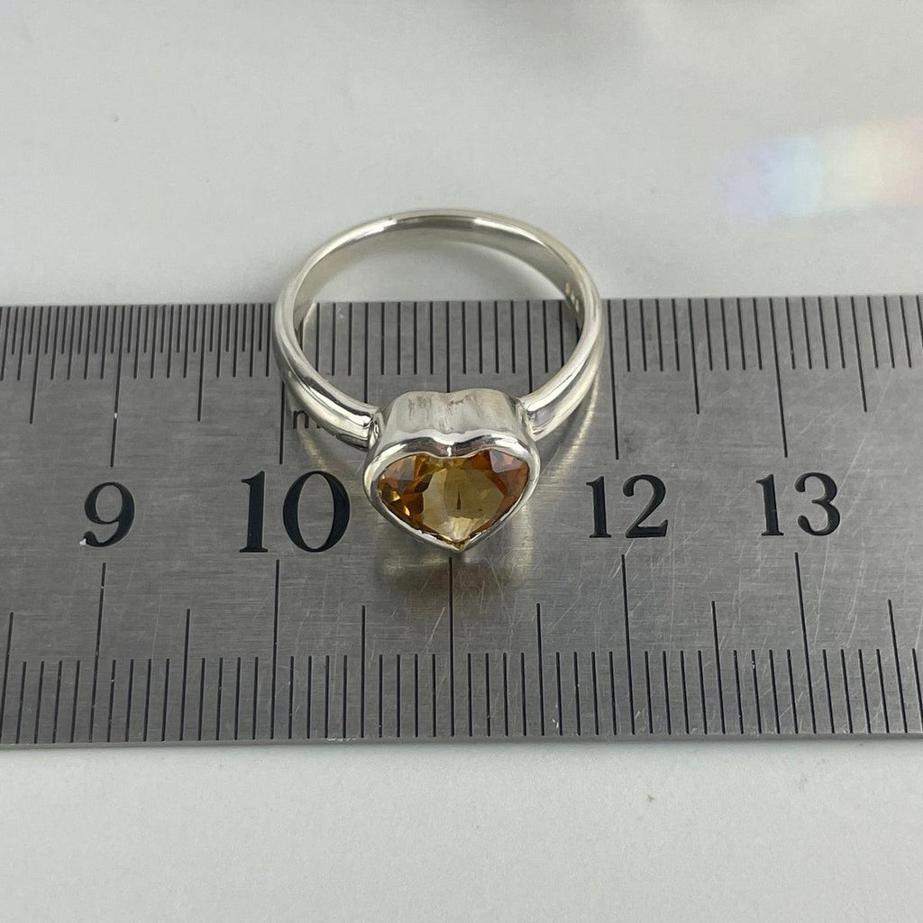 Crystal Heart Ring