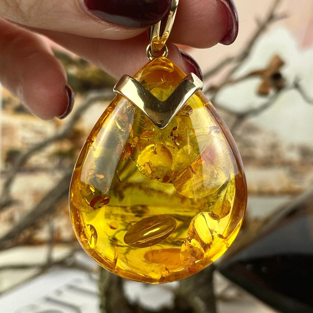 Natural Amber Pendant