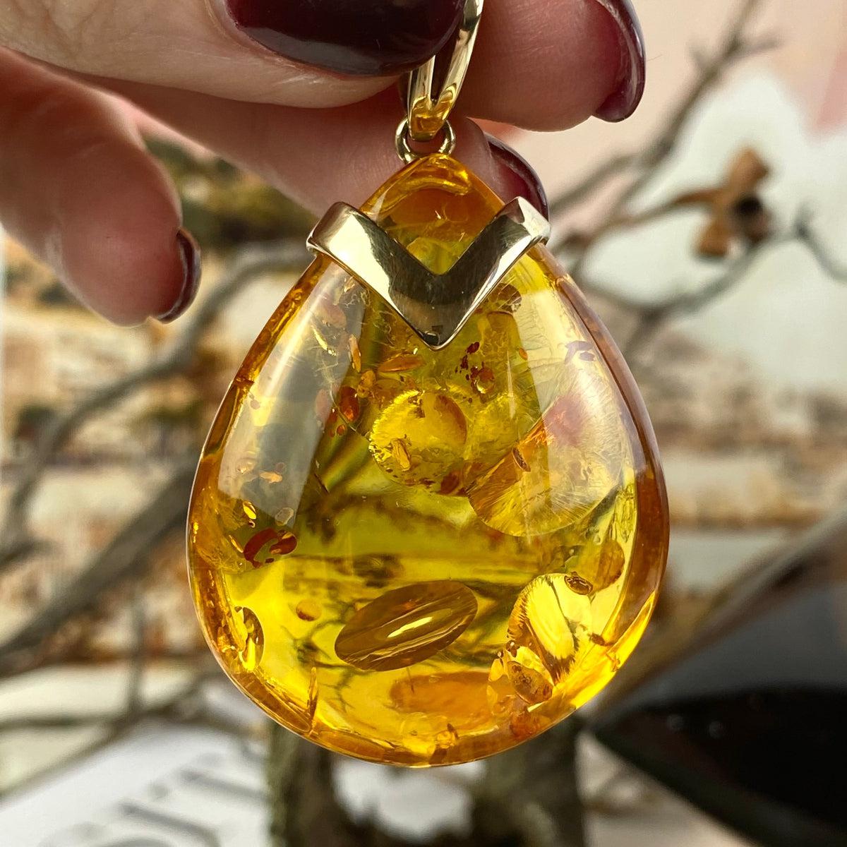 Natural Amber Pendant