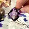 Amethyst Square Cut Pendant