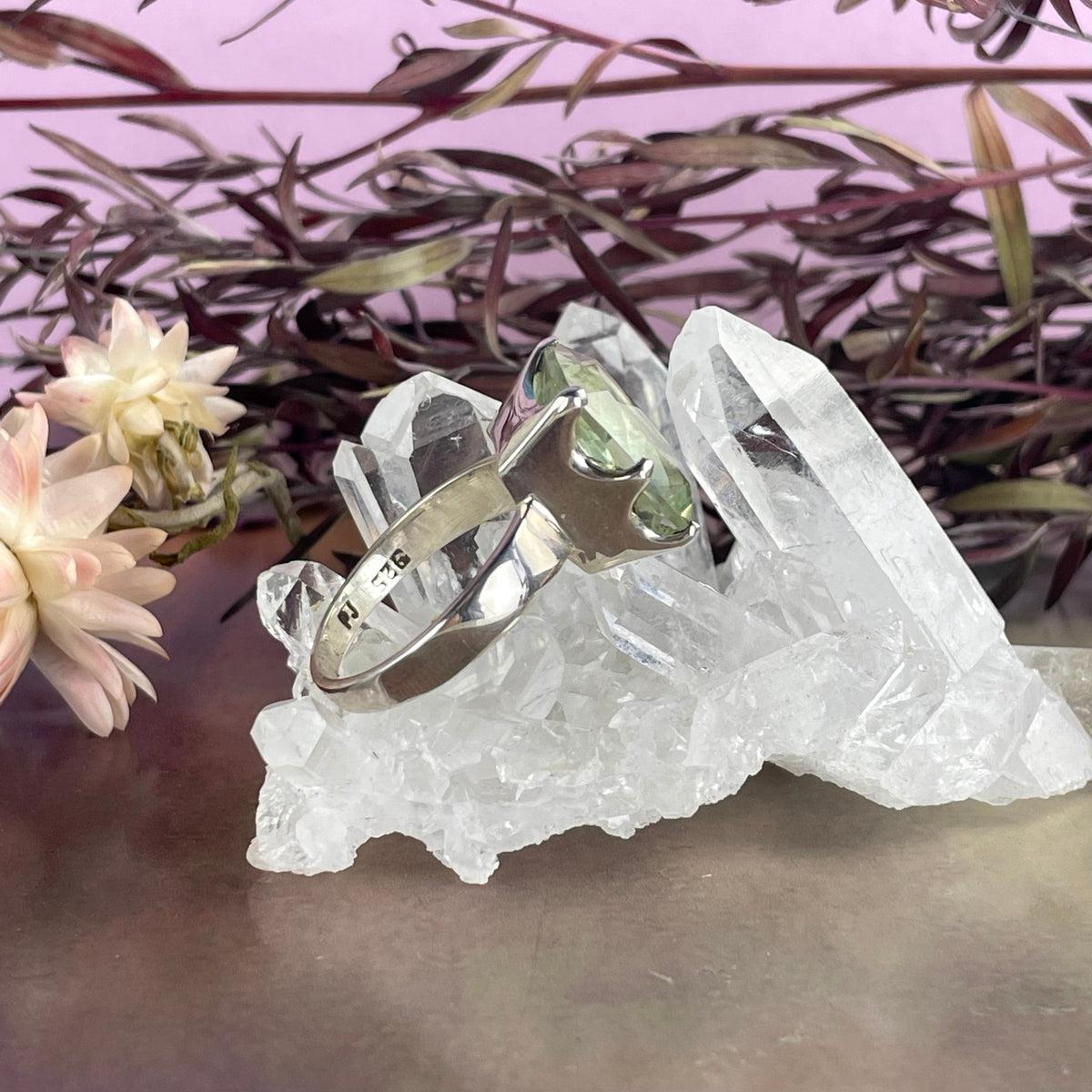 Heart Chakra Crystal Ring