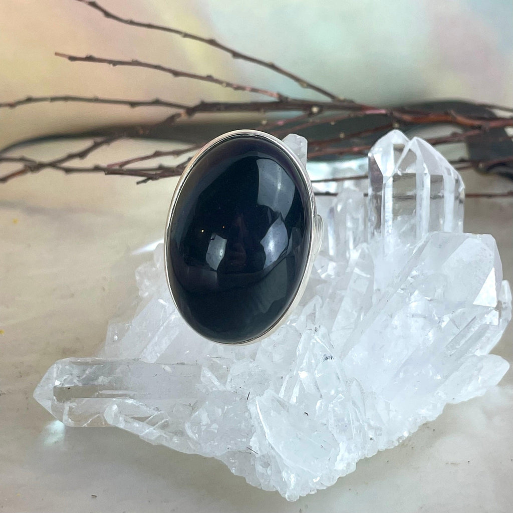 Rainbow Obsidian Assorted Shape Rings