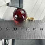 Amber Orb Pendant