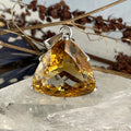 Trillion Cut Citrine Pendant
