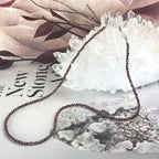 Garnet Beaded Necklace