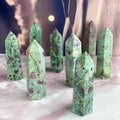 Ruby Fuchsite Points